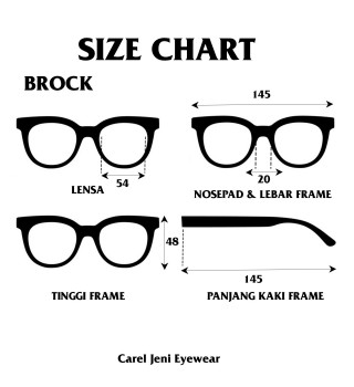 BROCK | Original Carel Jeni Eyewear Include Lensa